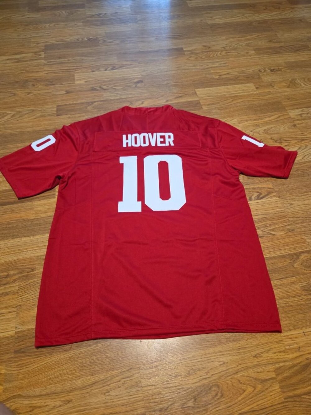 Josh Hoover Red Stitched Jersey Vapor